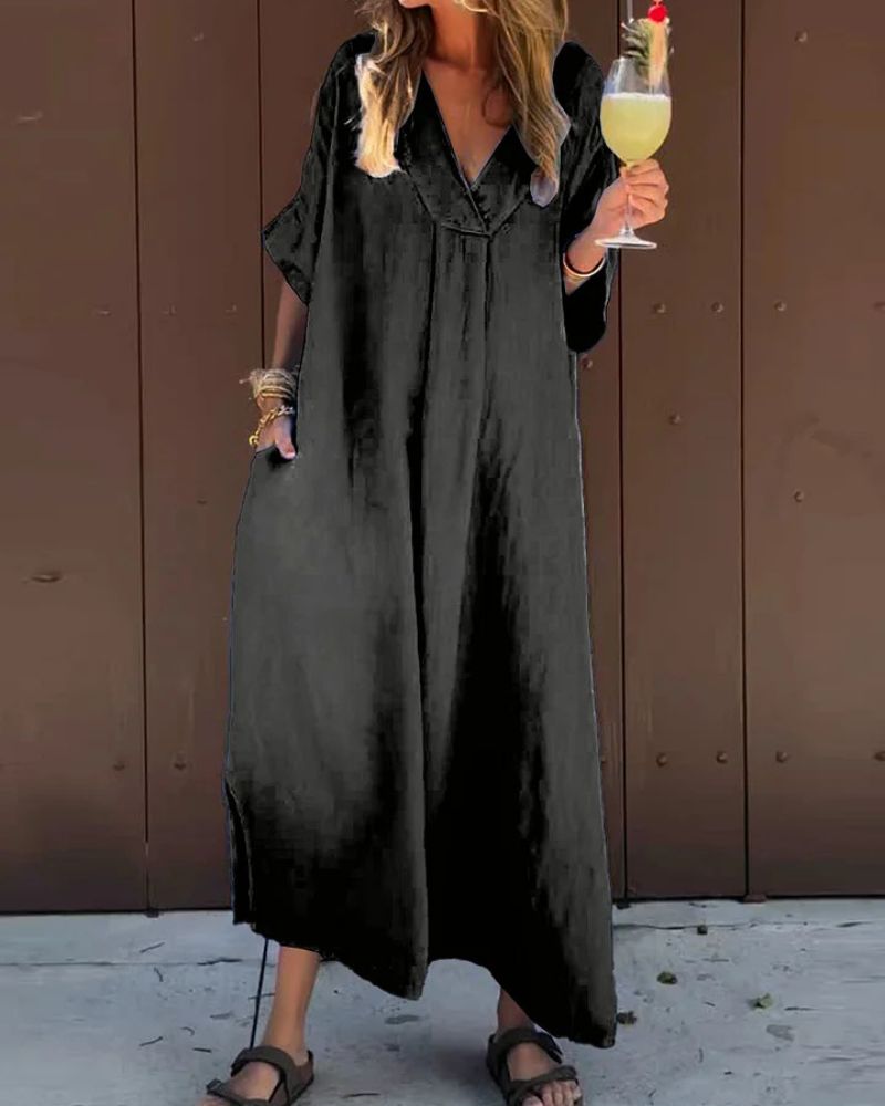 SAENE – Casual Cotton Dress