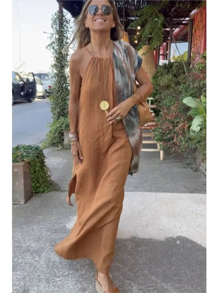 Gina™ Halter Maxi Dress