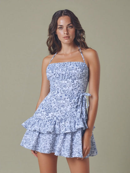 Ruffled floral dress – Fresh, lightweight, and charming
