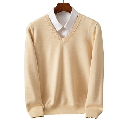 Bexford – Pure V-Neck Sweater for Men