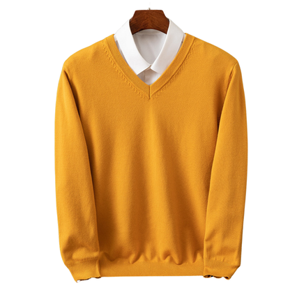 Bexford – Pure V-Neck Sweater for Men