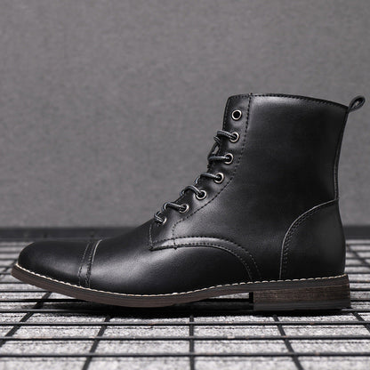 Morgan™ Faux Leather Ankle Boots — Trendy Design with All-Day Support