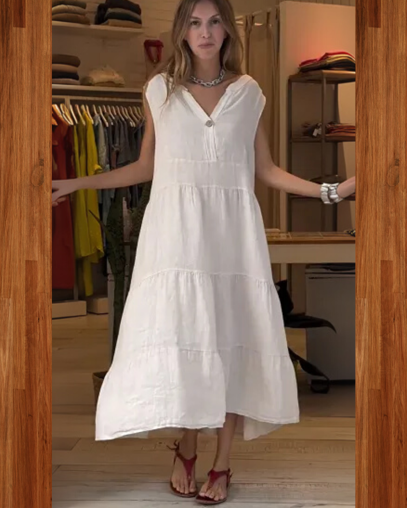 AROMEA – Sleeveless Linen Dress