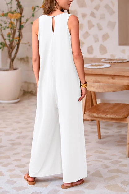 Galadriel – Sleeveless Wide-Leg Summer Jumpsuit