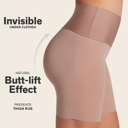 Leonisa™ Seamless Shapewear Shorts – Tummy Control & Butt-Lift with No Roll-Down