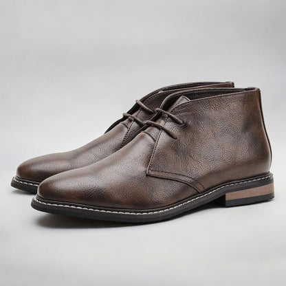 Herold™ Leather Chukka Boots — Rugged Style with Lasting Comfort