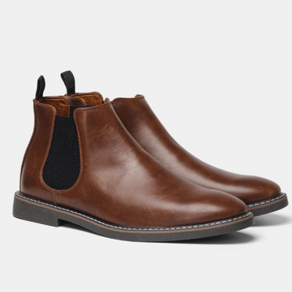Lawson™ Oxford-Style Leather Boots — Smart Look, Everyday Comfort