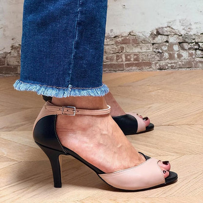 Leara Mid-Heel Pumps