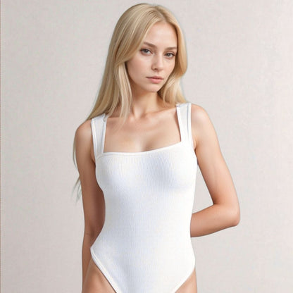 Chic Square-Neck Bodysuit