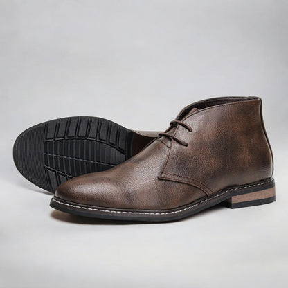 Herold™ Leather Chukka Boots — Rugged Style with Lasting Comfort