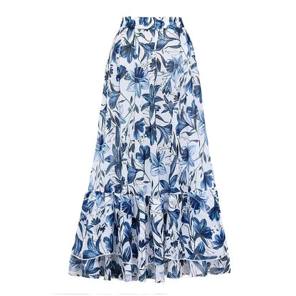 Swimsuit with Quick-Drying Skirt