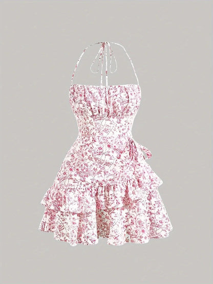 Ruffled floral dress – Fresh, lightweight, and charming