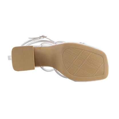 Taurus™ Strappy Block Heels – Sleek, Cushioned & Made for the Spotlight