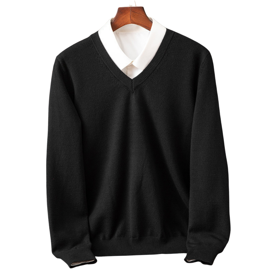 Bexford – Pure V-Neck Sweater for Men