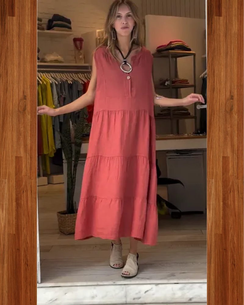 AROMEA – Sleeveless Linen Dress