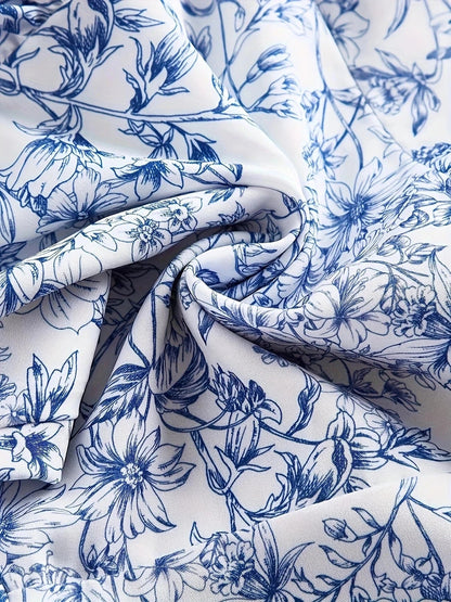 Ruffled floral dress – Fresh, lightweight, and charming