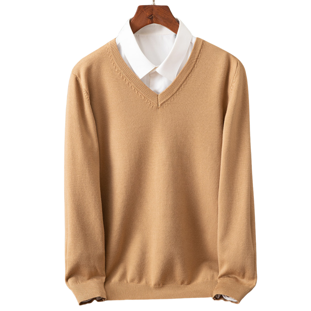 Bexford – Pure V-Neck Sweater for Men