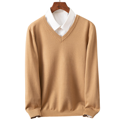 Bexford – Pure V-Neck Sweater for Men