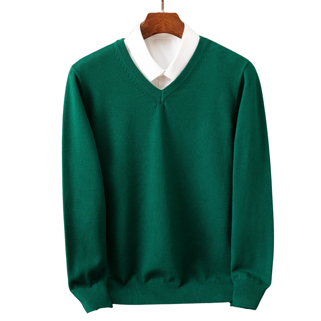 Bexford – Pure V-Neck Sweater for Men