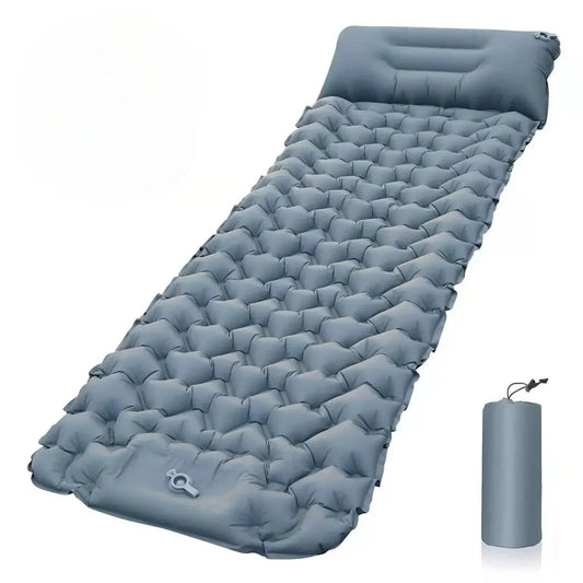 Ultra-durable and waterproof inflatable mattress with built-in pump