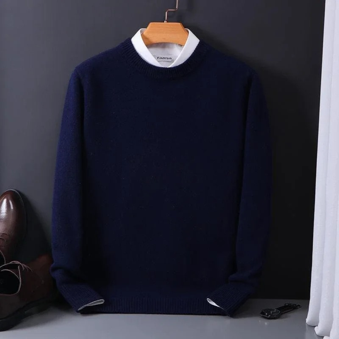 Thierry – Round Neck Wool Sweater