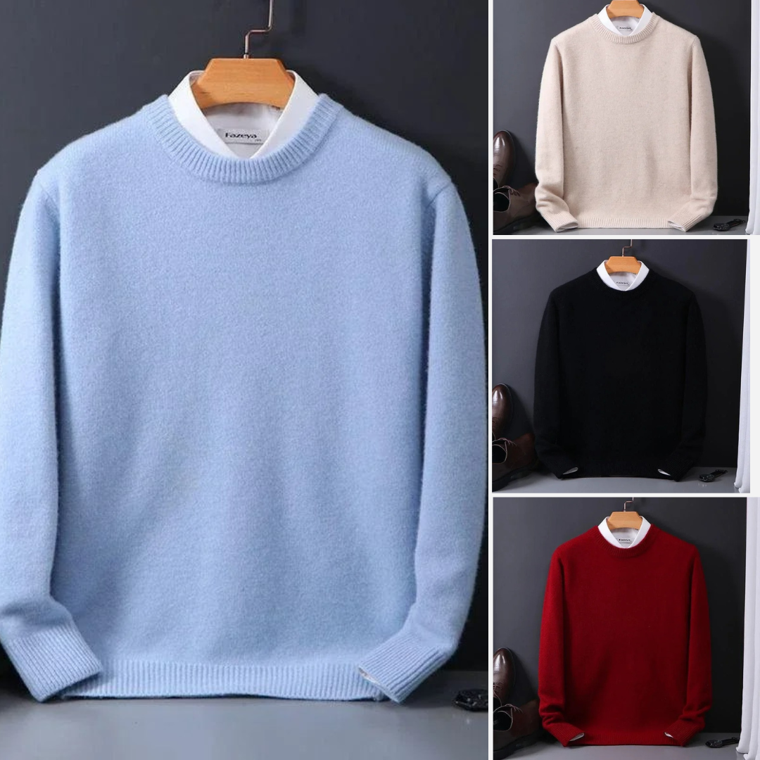 Thierry – Round Neck Wool Sweater