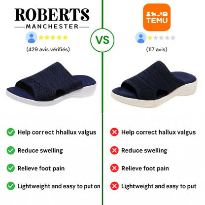 OrthoFeet™ – Orthopedic Comfort Wedge Sandals