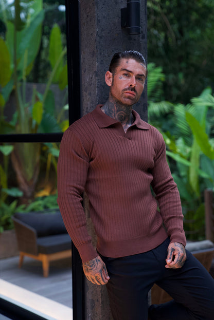 SOGNO: Muscle-Fit Knit Sweater