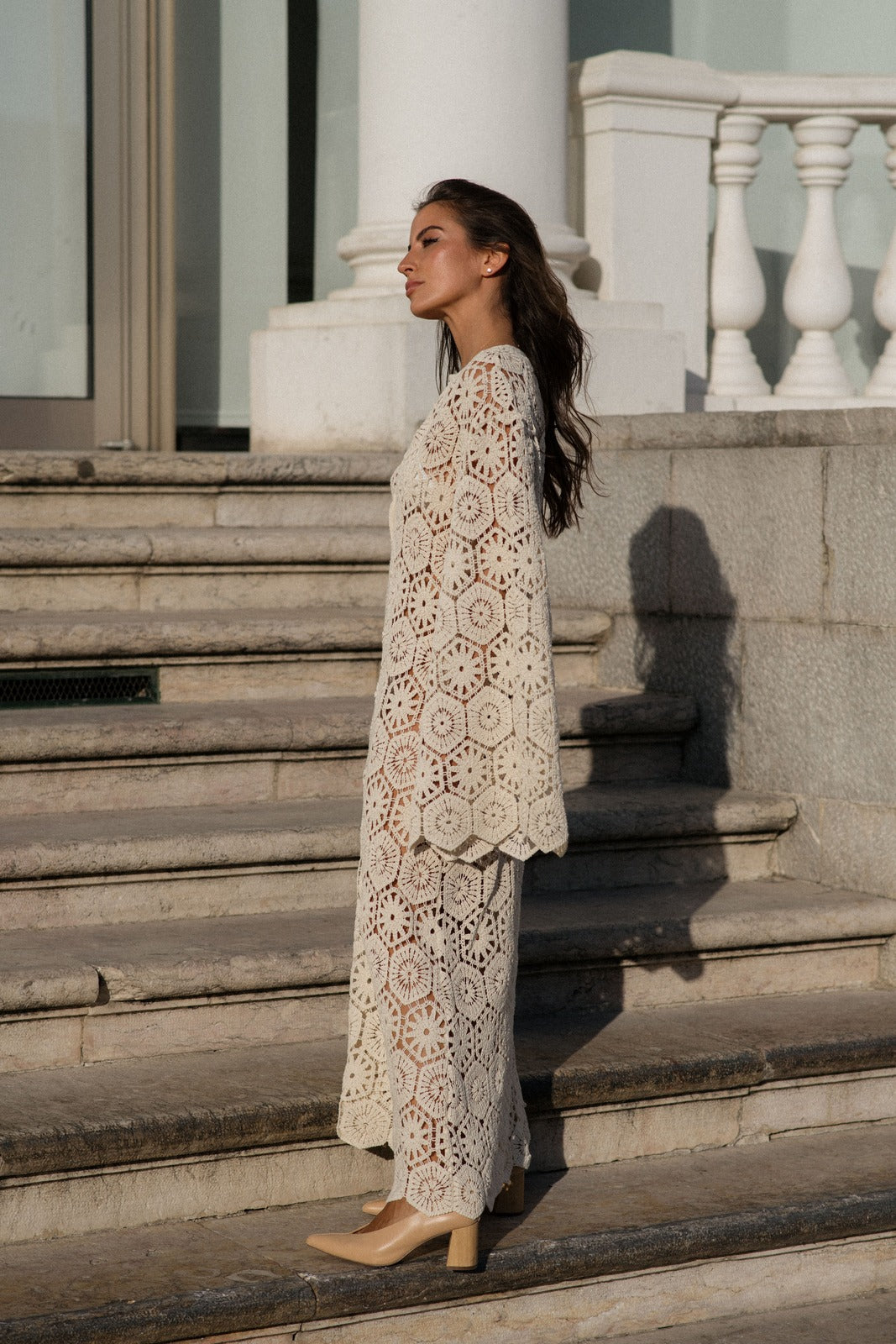 Alma | Long Lace Dress