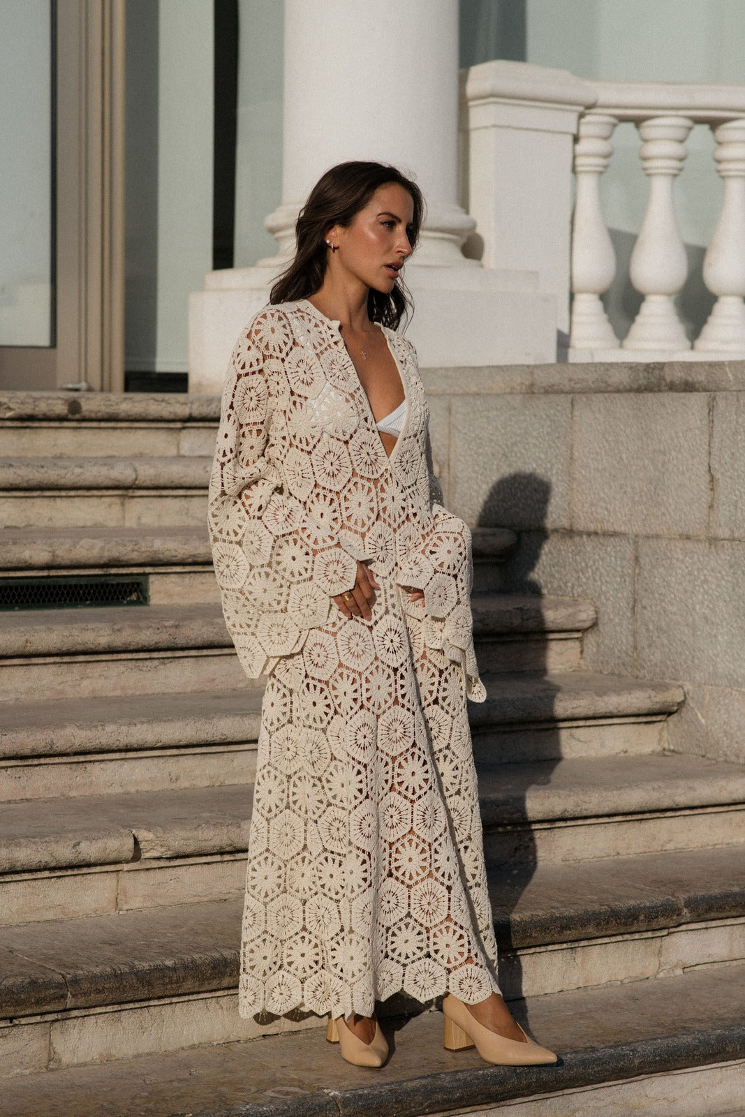 Alma | Long Lace Dress