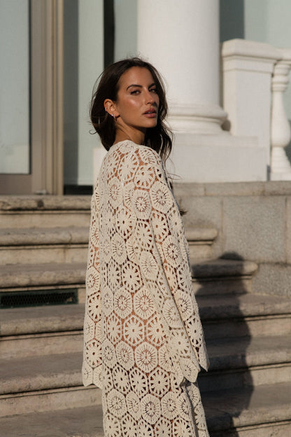 Alma | Long Lace Dress