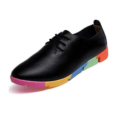 Breathable leather shoes
