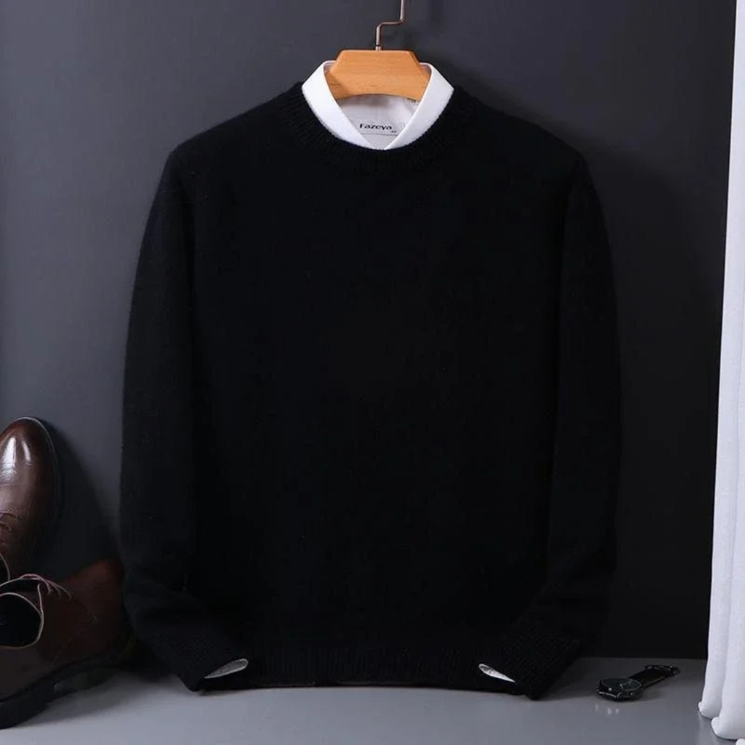 Thierry – Round Neck Wool Sweater