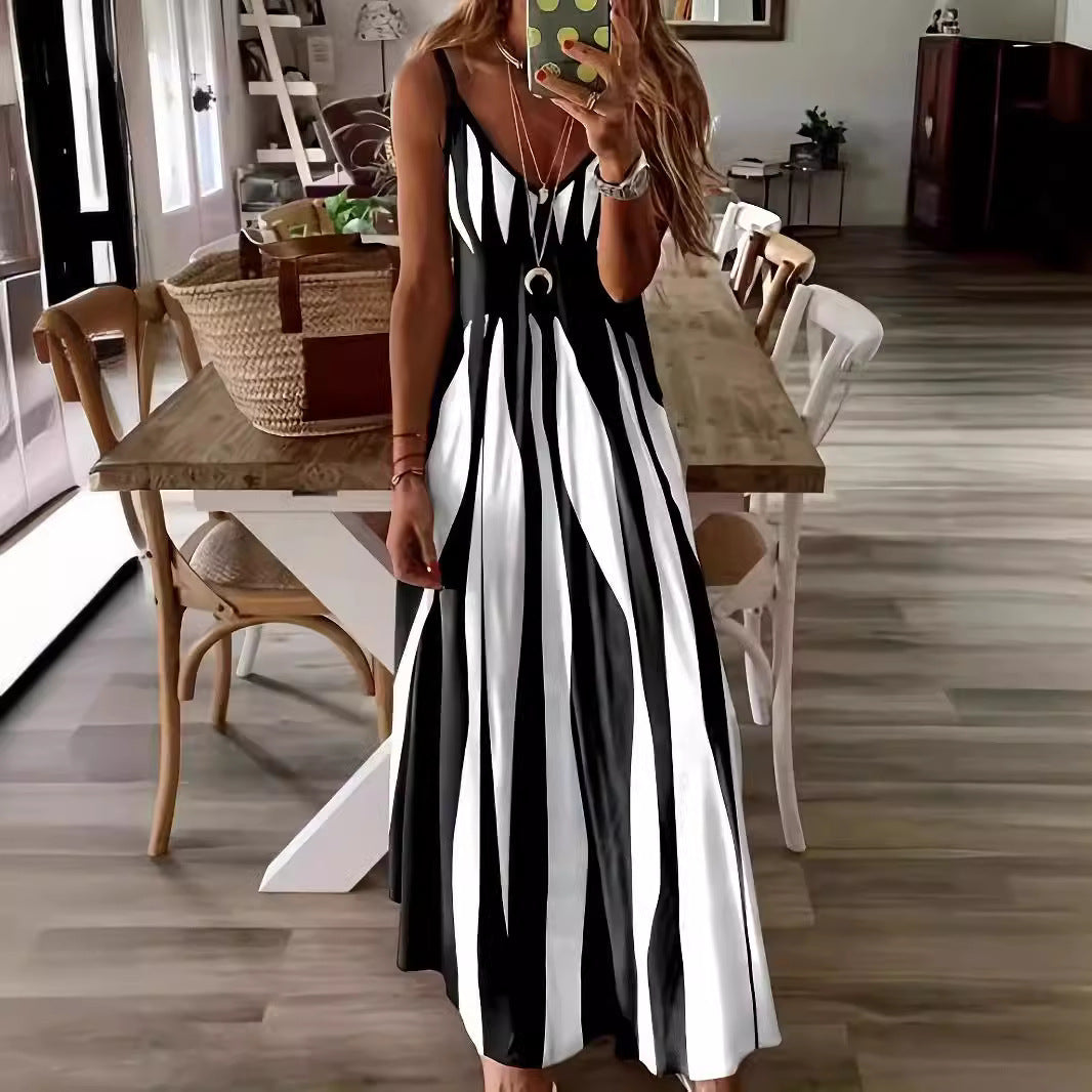 Milan™ Striped Maxi Dress