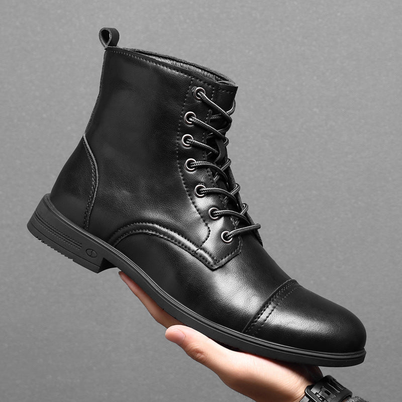 Morgan™ Faux Leather Ankle Boots — Trendy Design with All-Day Support