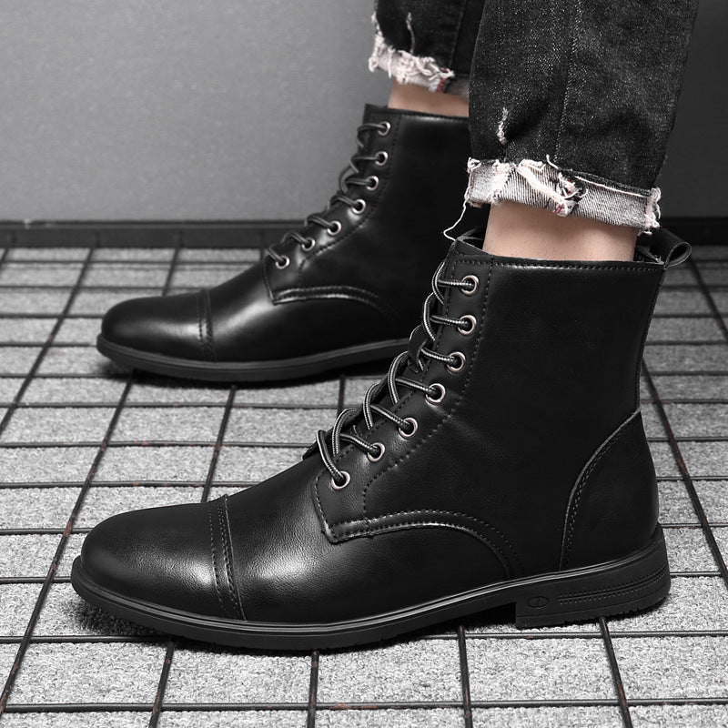 Morgan™ Faux Leather Ankle Boots — Trendy Design with All-Day Support