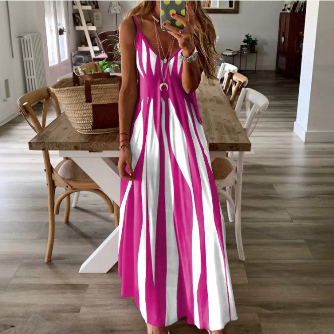 Milan™ Striped Maxi Dress