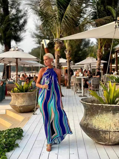 Carrie™ Halter Maxi Dress