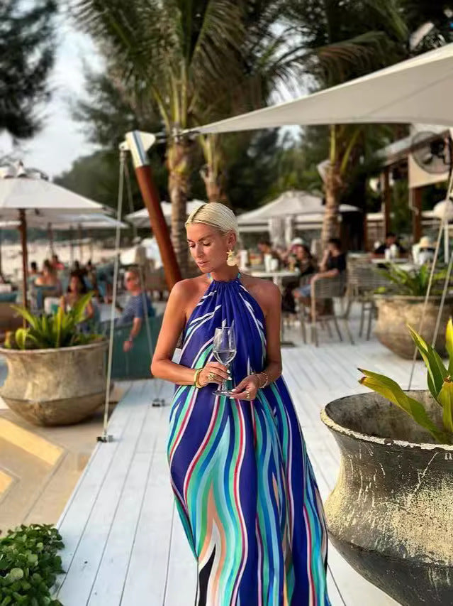 Carrie™ Halter Maxi Dress