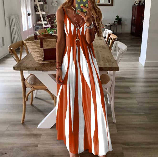 Milan™ Striped Maxi Dress