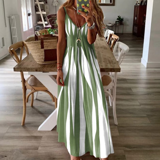 Milan™ Striped Maxi Dress