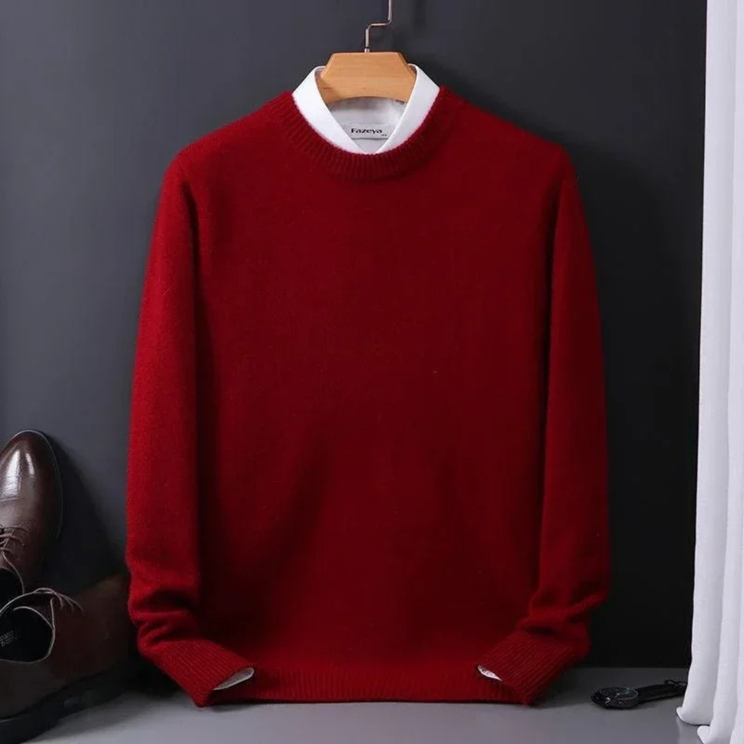 Thierry – Round Neck Wool Sweater