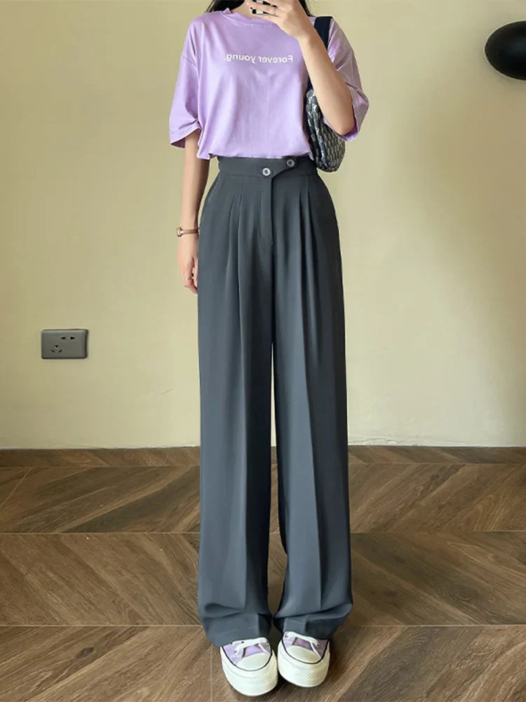 Pauline – Wide-Leg Linen Trousers