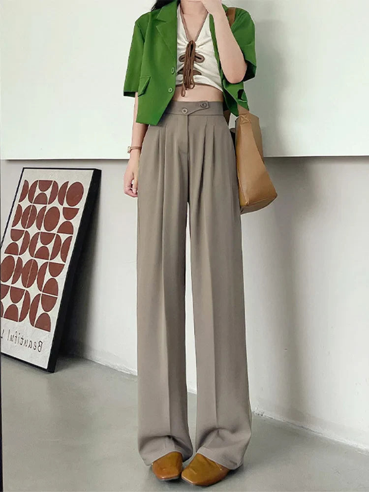 Pauline – Wide-Leg Linen Trousers