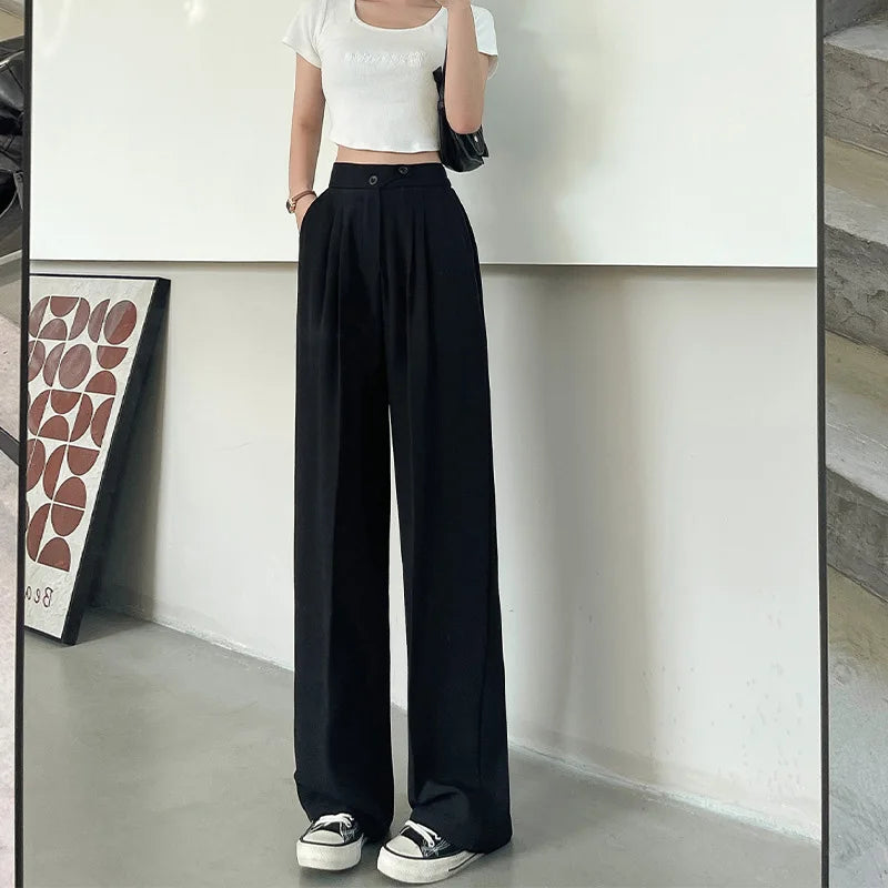 Pauline – Wide-Leg Linen Trousers