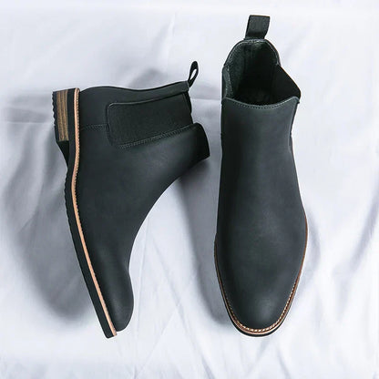 Kayden™ Leather Chelsea Boots — Sleek Design & All-Day Comfort