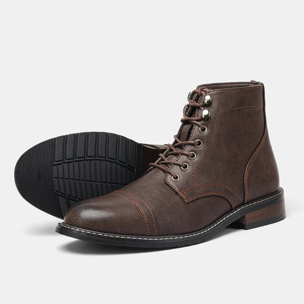 Wade™ Casual Leather Boots — Flexible Sole & Soft Lining for All-Day Wear