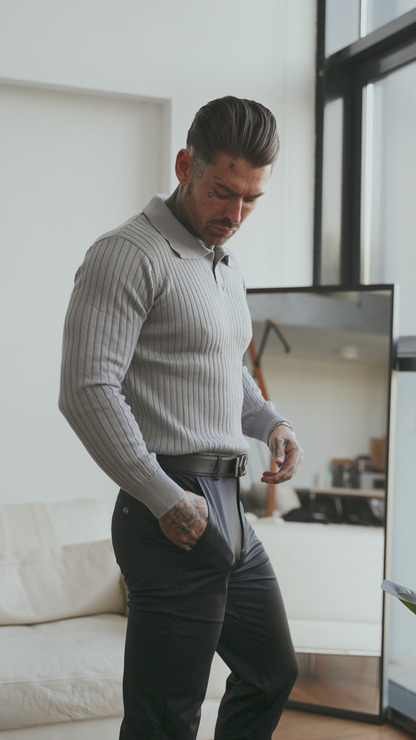 SOGNO: Muscle-Fit Knit Sweater