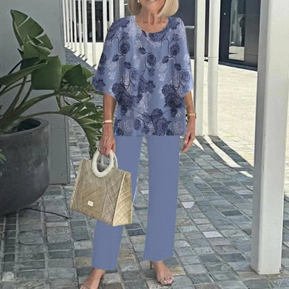 Genevieve | Stylish Trendy Print Two-Piece Set