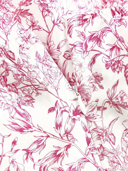 Ruffled floral dress – Fresh, lightweight, and charming